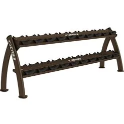 Cybex Twin Tier Dumbbell Rack 10 Pairs
